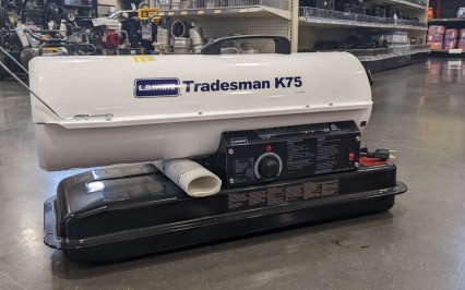 L.B White Tradesman Kerosene Heater 75,000 BTU